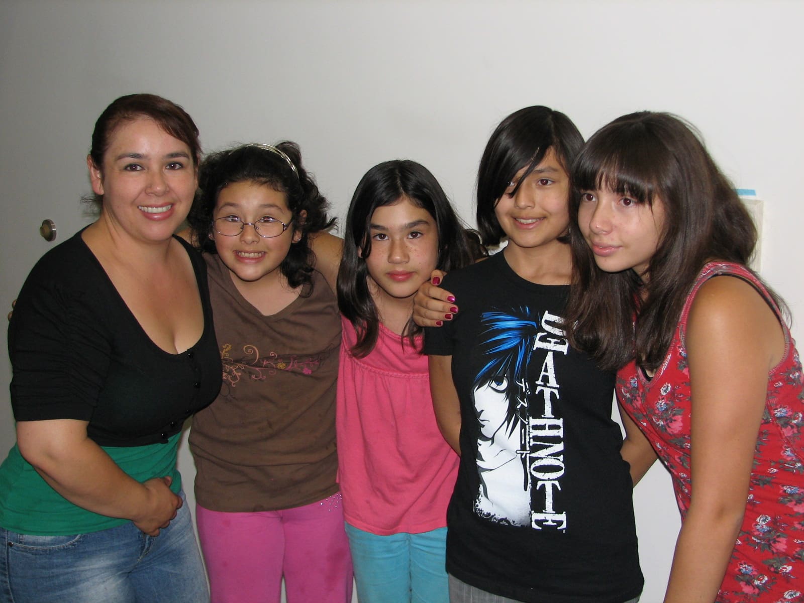 Girls posing for a picture